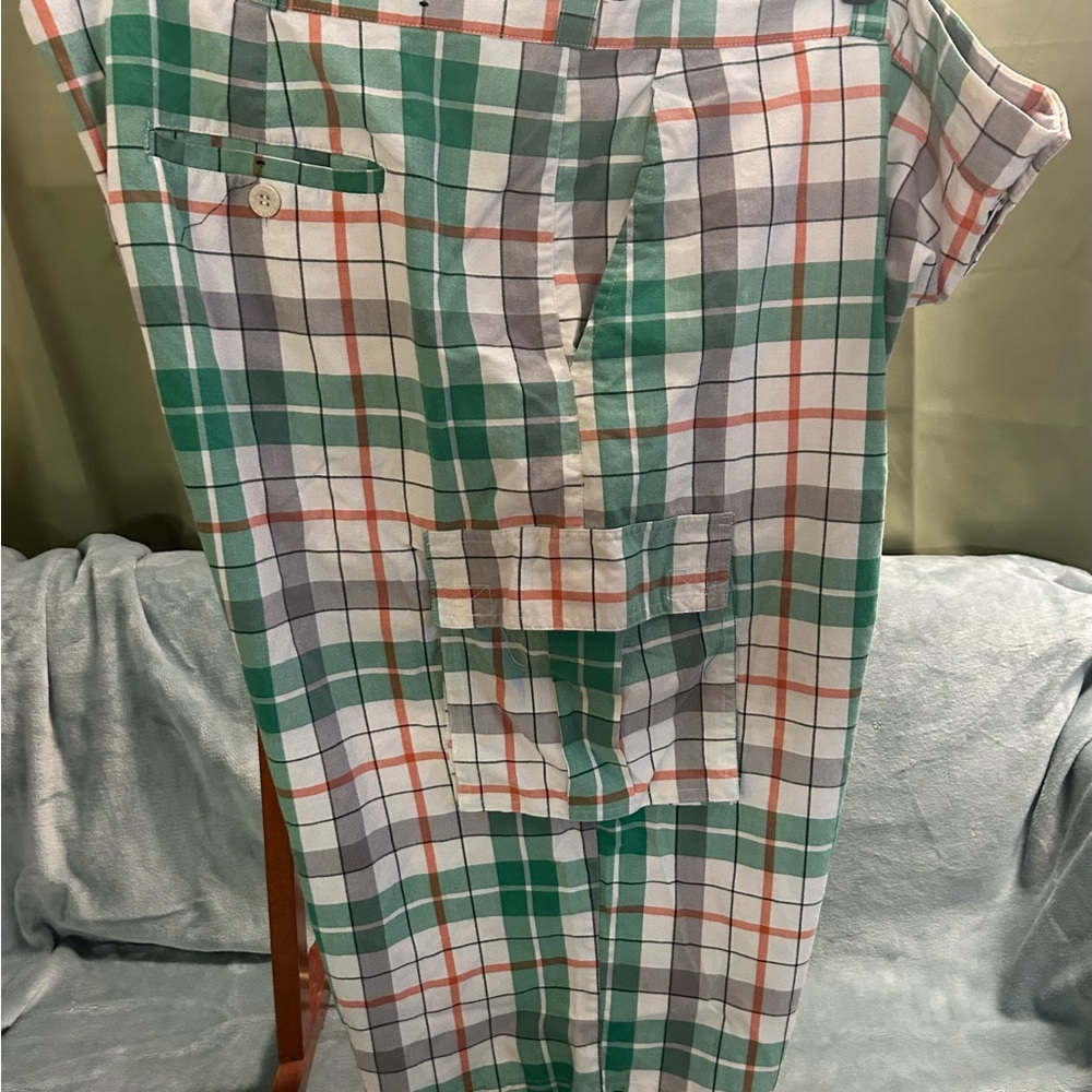 Plaid Galaxy Shorts